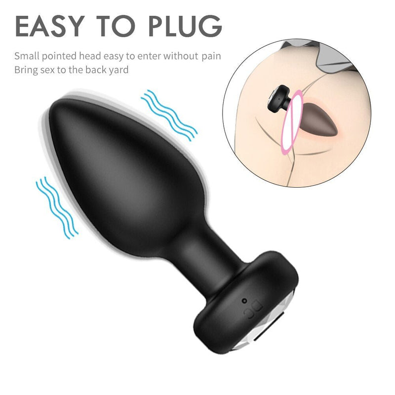 Wireless Remote Butt Plug Vibrator - O-Sensual